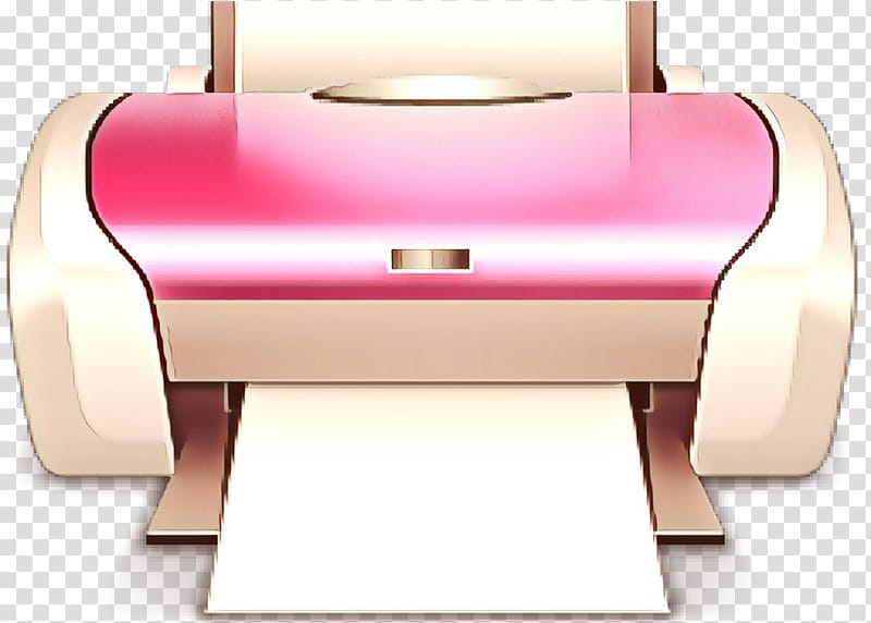 Inkjet printing Design Table, Cartoon, Printer, Pink, Office Equipment, Material Property, Technology, Output Device transparent background PNG clipart