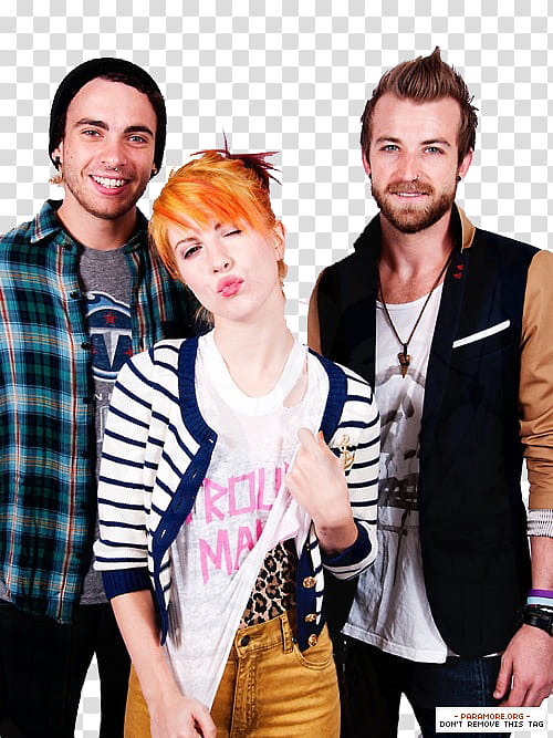 Paramore transparent background PNG clipart