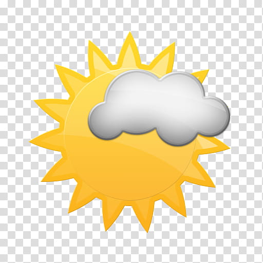 SILq Weather Icons, partly cloudy transparent background PNG clipart