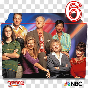 3rd Rock From The Sun series and season folder ico, 3rd Rock From the Sun S06 ( icon transparent background PNG clipart thumbnail