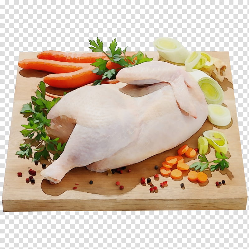 food dish cuisine ingredient drunken chicken, Watercolor, Paint, Wet Ink, Turkey Meat, Duck Meat, Chicken Meat, Garnish transparent background PNG clipart