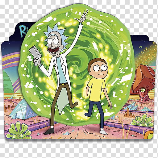 Rick and Morty Collection Folder Icon , Rick and Morty  transparent background PNG clipart