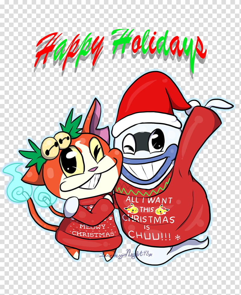Christmas Jumper, Yokai Watch, Christmas, Christmas Day, Line Art, Christmas , Food, Santa Claus transparent background PNG clipart