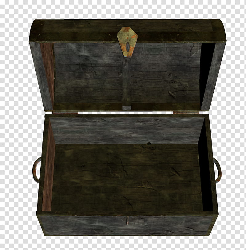 Treasure Chests, opened brown wooden chest box transparent background PNG clipart