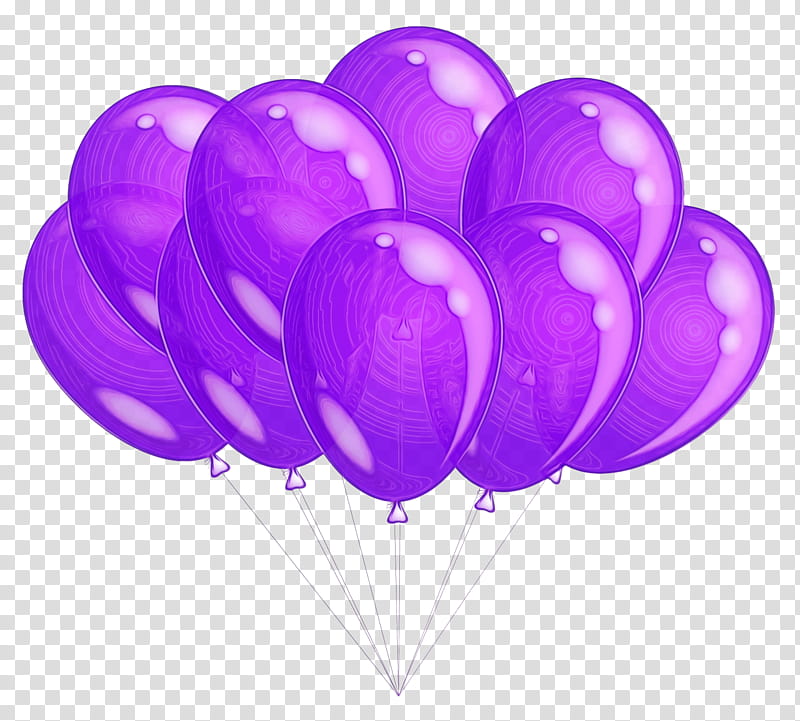 Birthday Party, Purple, Balloon, Violet, Birthday
, Lilac, Blue, Color transparent background PNG clipart