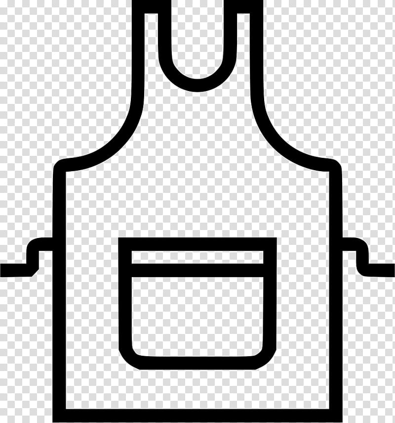 Chef, Apron, Kitchen, Clothing, Symbol, Pocket, Line, Line Art transparent background PNG clipart