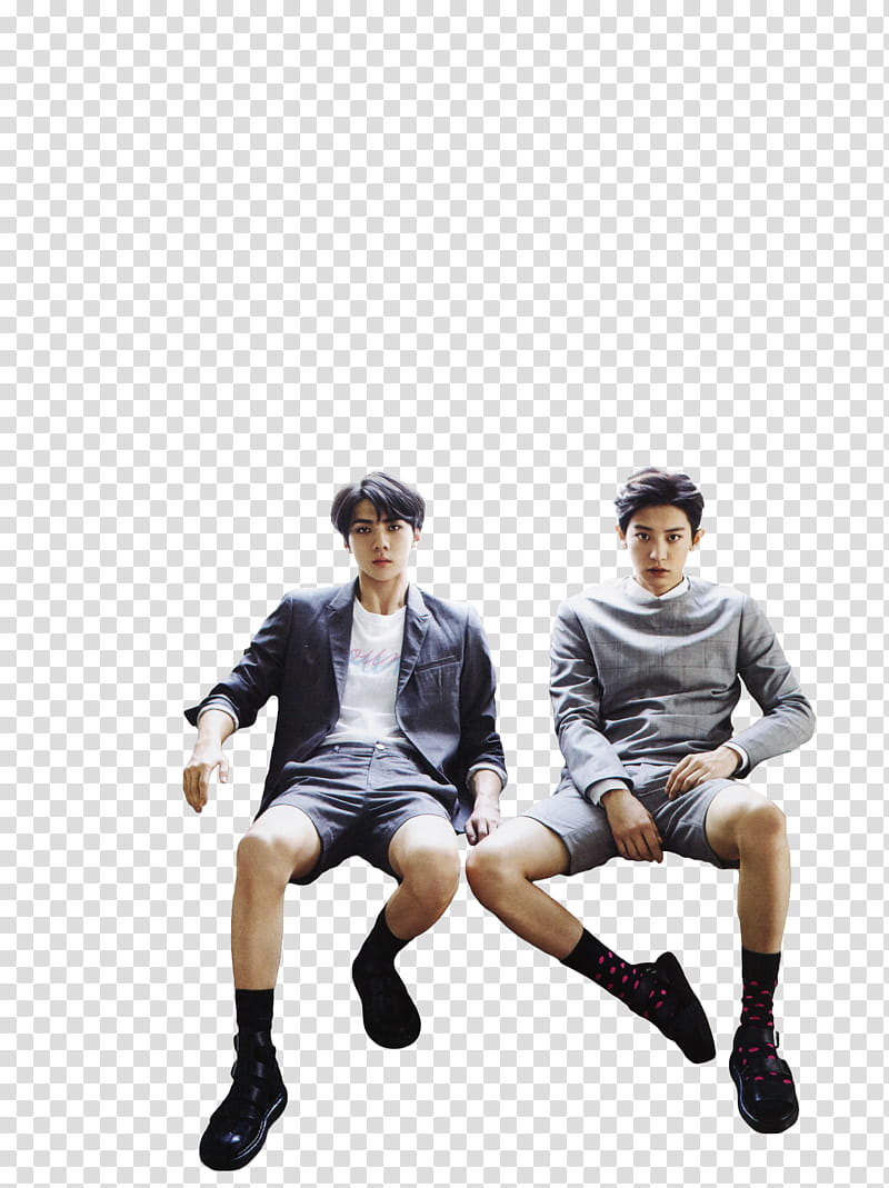 Chanyeol and Sehun EXO transparent background PNG clipart