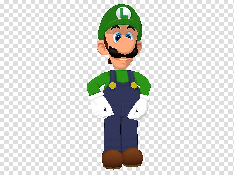 Mario Party  Luigi (V) for MMD (+DL), Super Mario Luigi cartoon transparent background PNG clipart