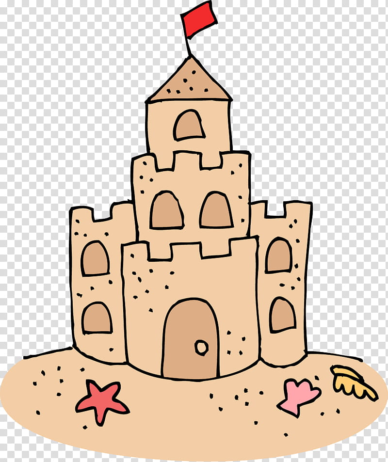Castle, Sand Art And Play, Drawing, Beach, Building Sand Castles, Cake transparent background PNG clipart
