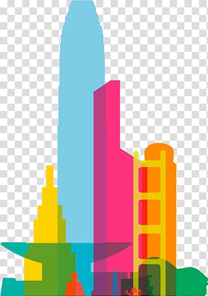 Painting, Hong Kong, Poster, Architecture, Artist, Fine Arts, Pop Art, Skyscraper transparent background PNG clipart