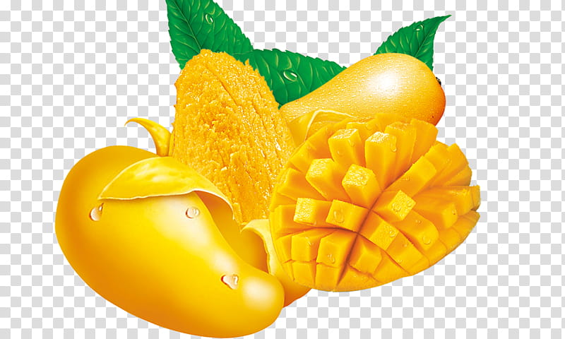 Lemon Slice, Juice, Mango, Fruit, Smoothie, Food, Orange, Cut Mango transparent background PNG clipart