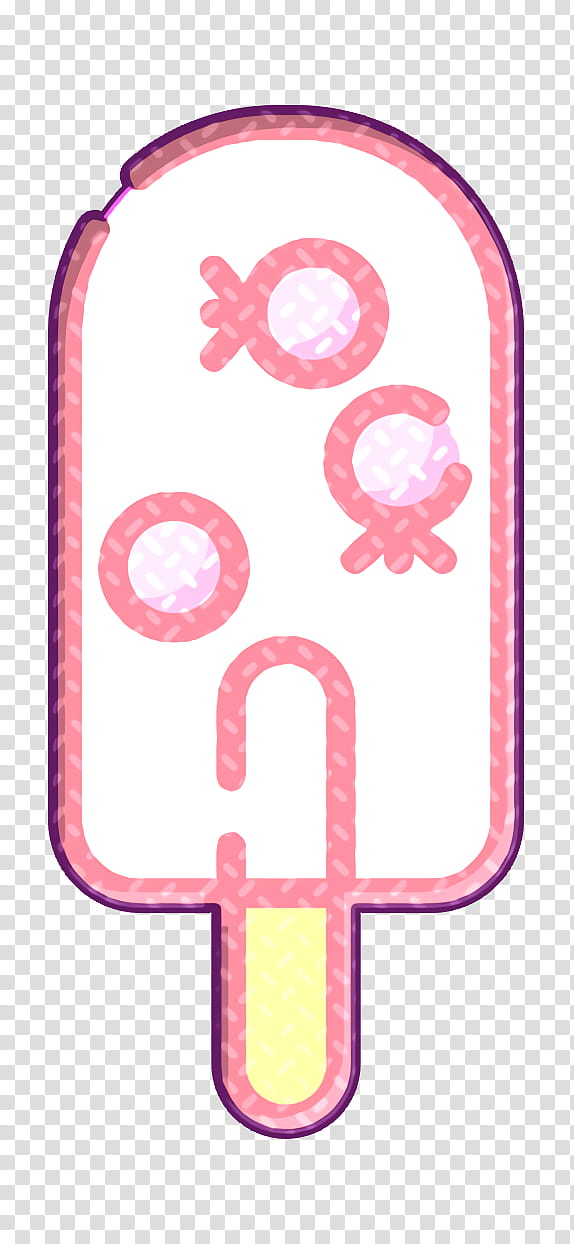 Summer Food and Drink icon Dessert icon Ice pop icon, Pink, Material Property, Symbol transparent background PNG clipart