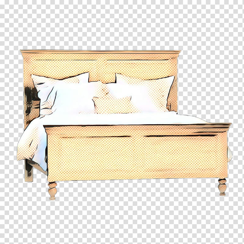 furniture bed frame bed yellow bedding, Pop Art, Retro, Vintage, Nightstand, Drawer, Bed Sheet, Wood transparent background PNG clipart