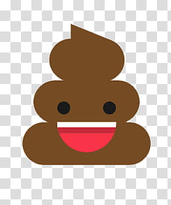 New Emojis, smiling poop transparent background PNG clipart