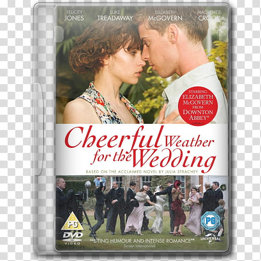 the BIG Movie Icon Collection C, Cheerful Weather for the Wedding, Cheerful Weather for the Wedding DVD case transparent background PNG clipart