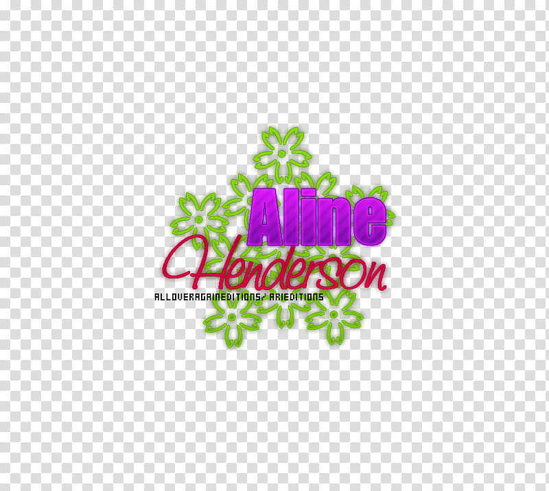 Aline Henderson Texto transparent background PNG clipart