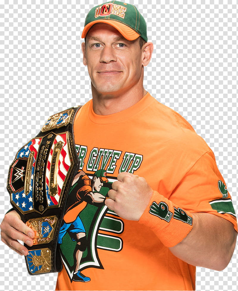 John Cena United States Champion   transparent background PNG clipart