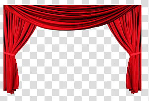 red theater curtain transparent background PNG clipart