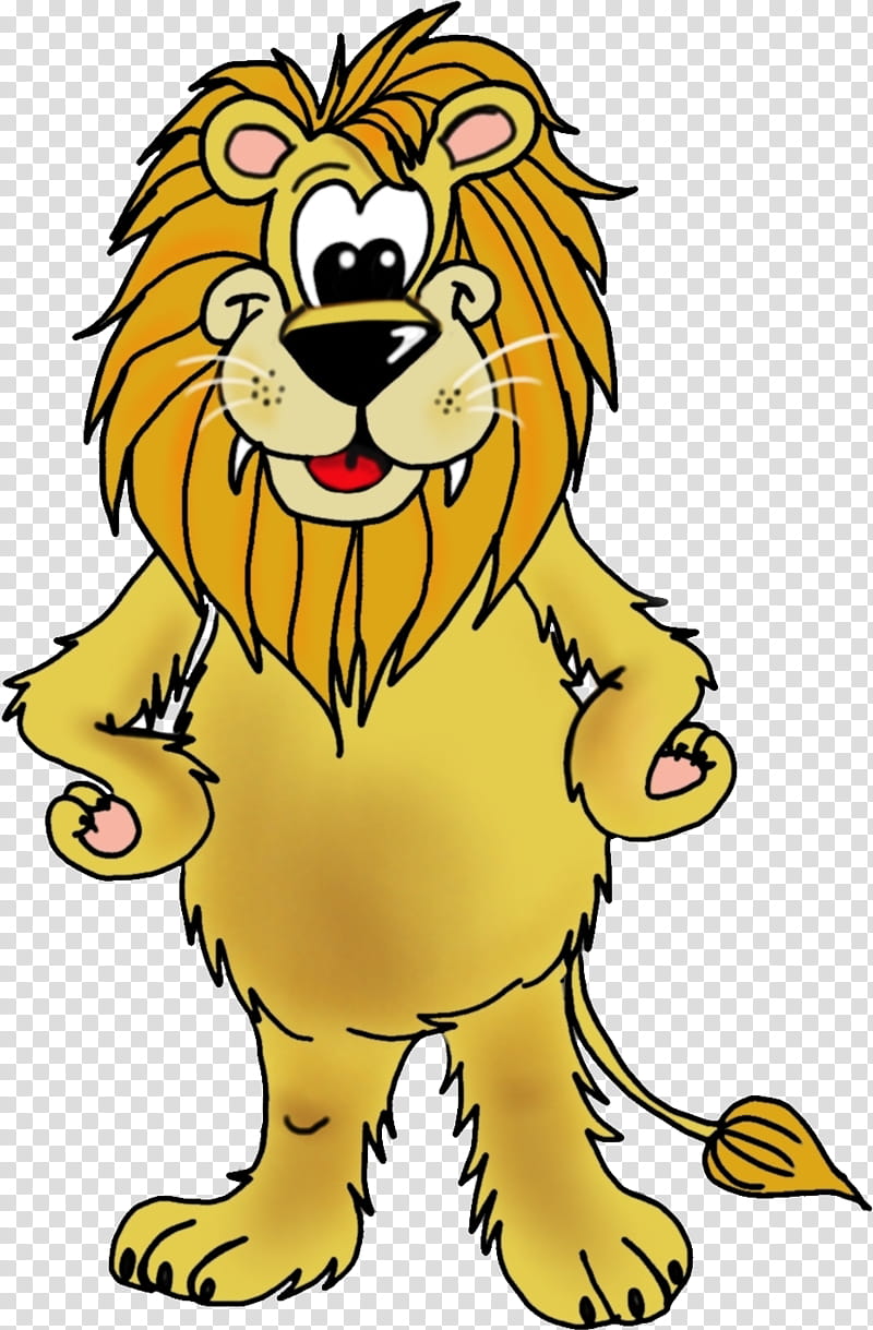 Lion Drawing, Roar, Cartoon, Document, Yellow, Head, Animal Figure ...