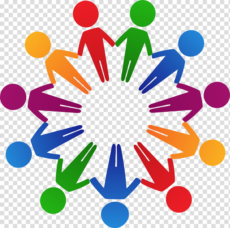 social group line circle celebrating, Collaboration, Graphic Design transparent background PNG clipart