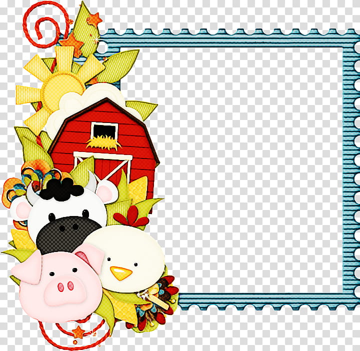 Frame Frame BORDERS AND FRAMES Farm Borders Live Barnyard Animal 