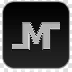 Albook extended dark , letter M logo illustration transparent background PNG clipart