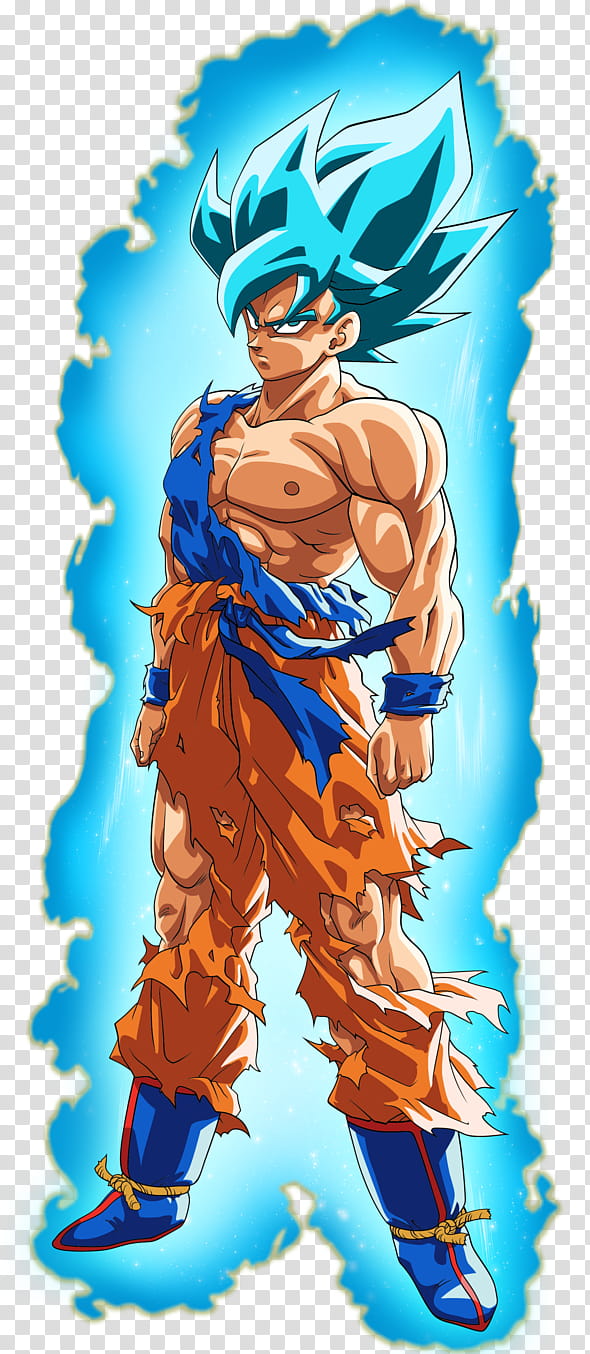 Goku SSJ (Namek), Super Saiyan Blue Aura Palette transparent background PNG clipart