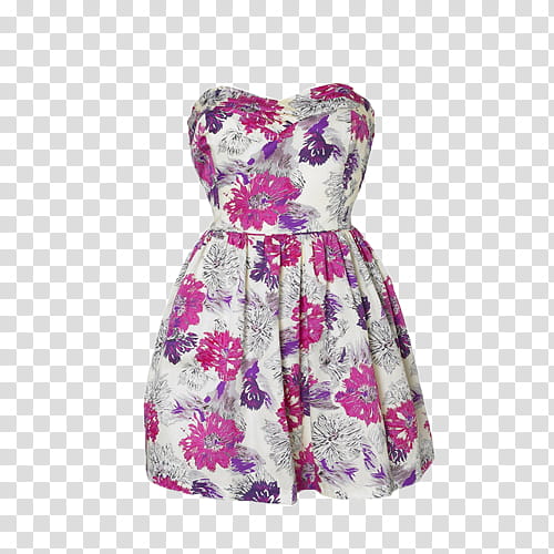 Dress s, white, pink, and purple floral sweetheart neckline dress ...