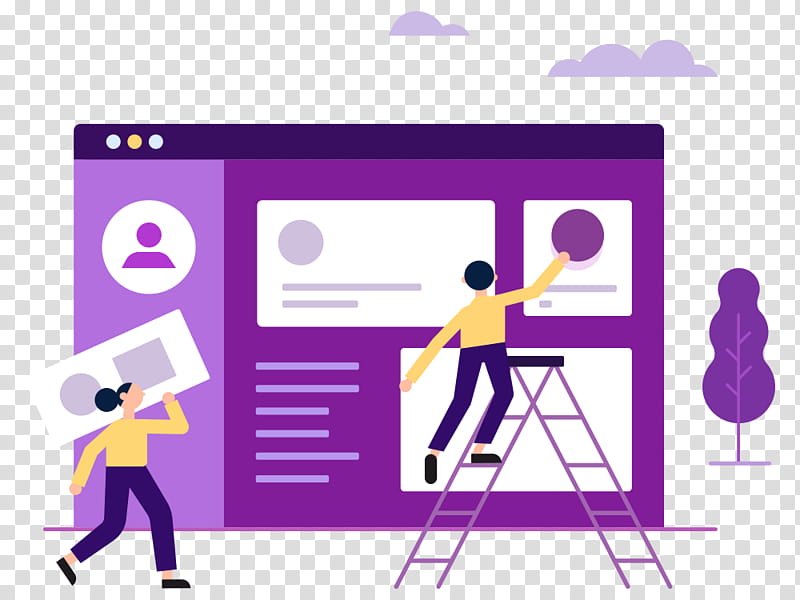 Web Design, Web Development, Search Engine Optimization, User Interface Design, Web Application, Landing Page, Internet, Violet transparent background PNG clipart