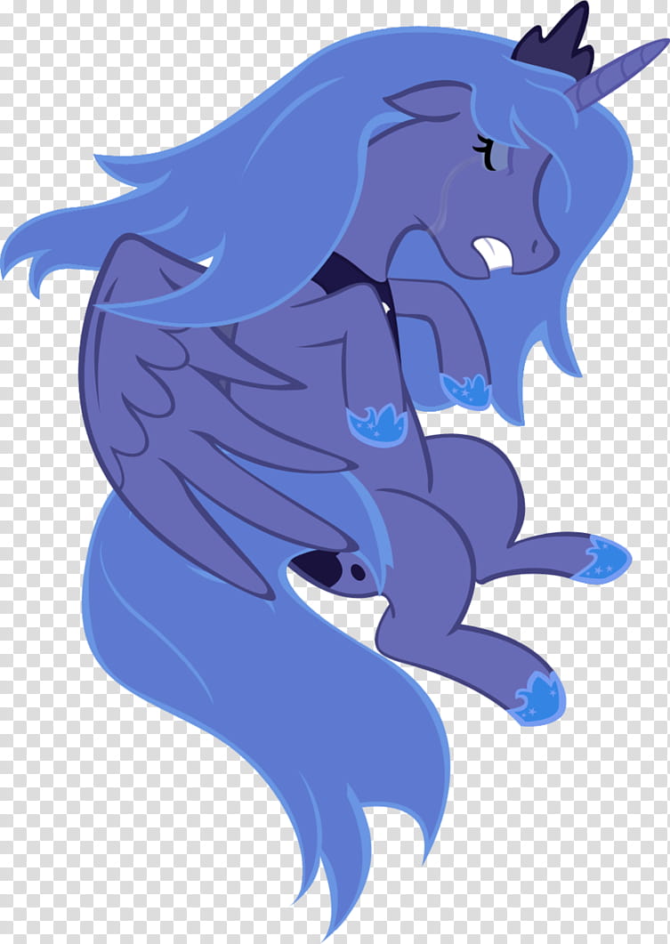 When Luna was banished, Luna, blue and purple My Little Pony illustraton transparent background PNG clipart
