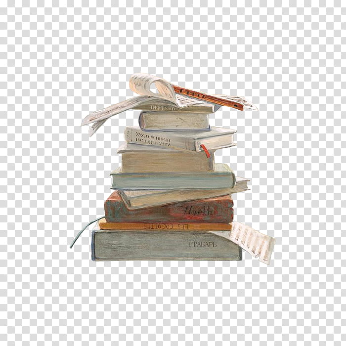 restart, pile of assorted-title book lot transparent background PNG clipart