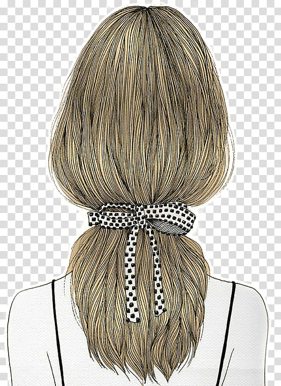 Dolls, woman with black and white polka-dotted bow hair tie transparent background PNG clipart