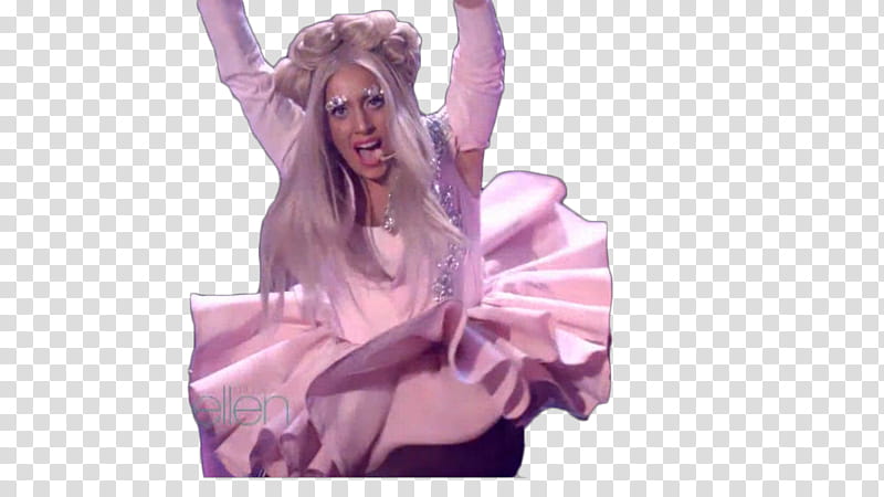 Lady GaGa on The Ellen Degeneres Show transparent background PNG clipart