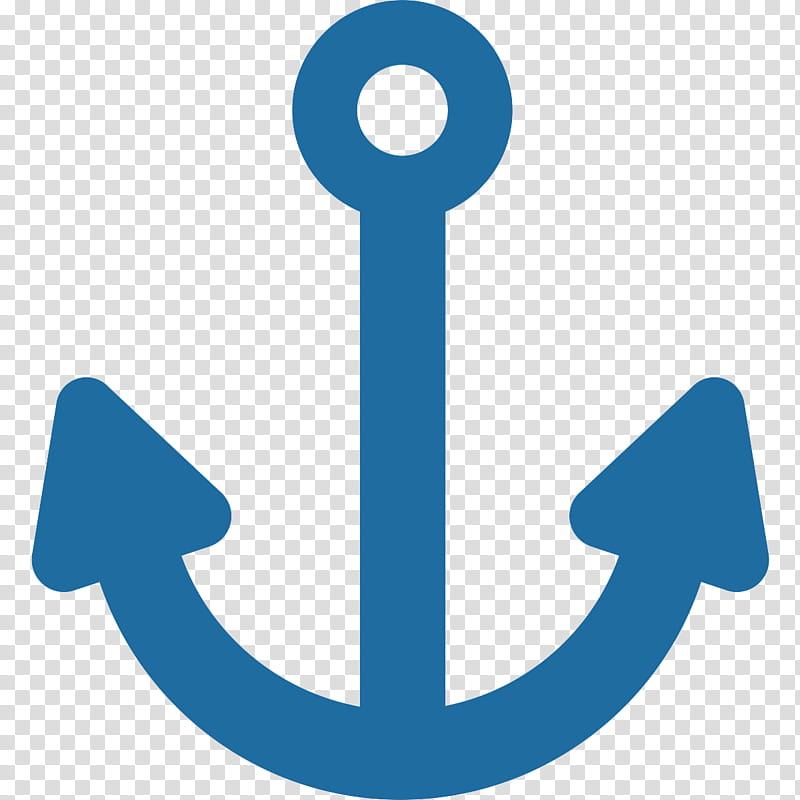 Anchor Anchor, less Anchor, Symbol, Electric Blue transparent background PNG clipart