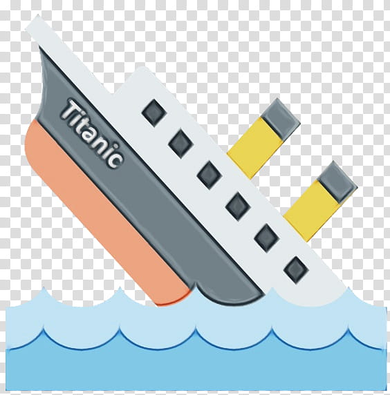 titanic ship sinking drawing