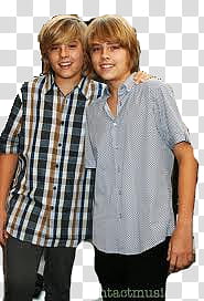 Dylan y Cole Sprouse transparent background PNG clipart