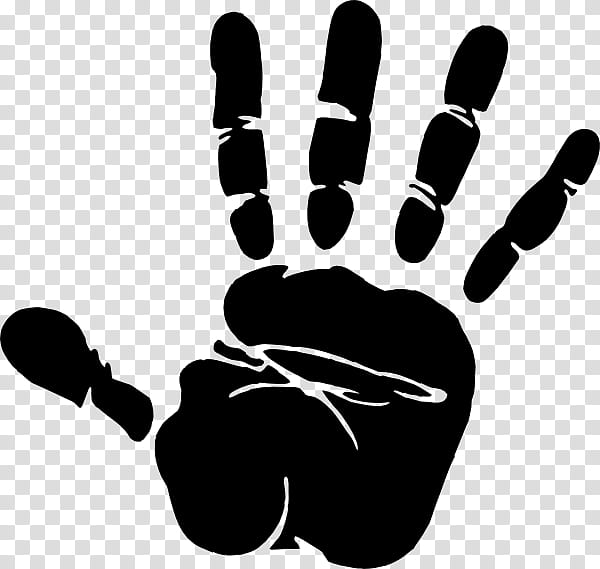 High Five, Printing, Hand, Finger, Blackandwhite, Gesture transparent background PNG clipart