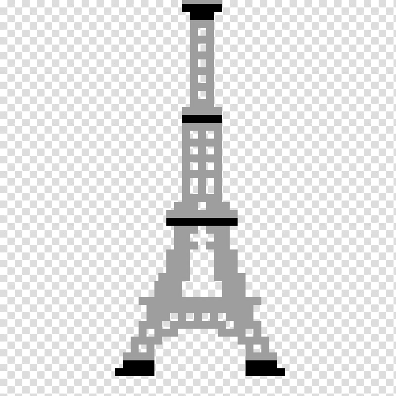 Eiffel Tower Drawing, Pixel Art, Bead, Paris, Black And White
, Line, Angle transparent background PNG clipart