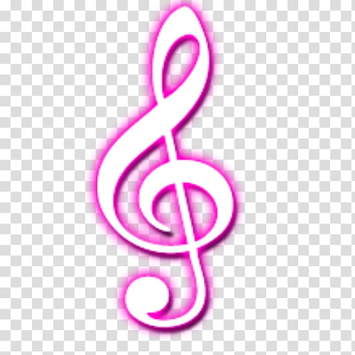 Varios, pink musical note sign transparent background PNG clipart