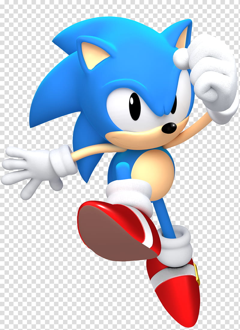 Probably my favorite Classic sonic render, Sonic the Hedgehog illsutration transparent background PNG clipart