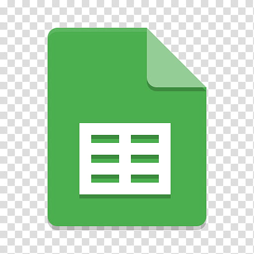 Google Logo, Spreadsheet, Google Sheets, Google Docs Sheets And Slides, Google Drive, Calculation, Green, Square transparent background PNG clipart