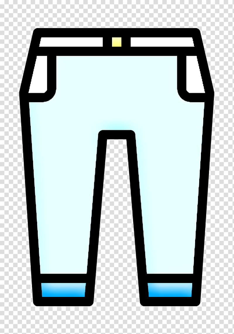 Clothes icon Trousers icon Garment icon, Line transparent background PNG clipart