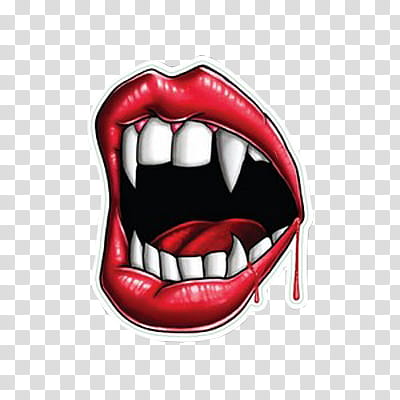 Lips with sharp teeth transparent background PNG clipart | HiClipart