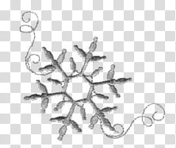 PS Christmas Brushes, white snowflakes cross-stitch transparent background PNG clipart
