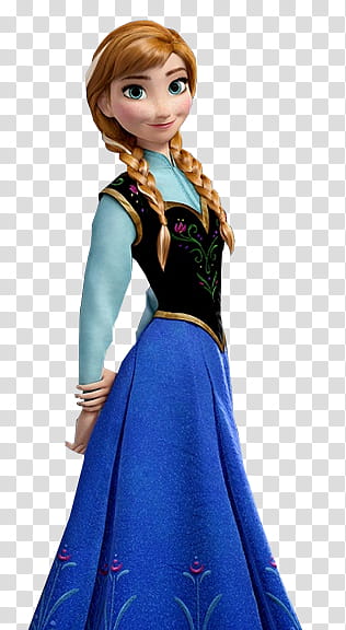 FROZEN, smiling Disney Frozen Princess Anna transparent background PNG clipart