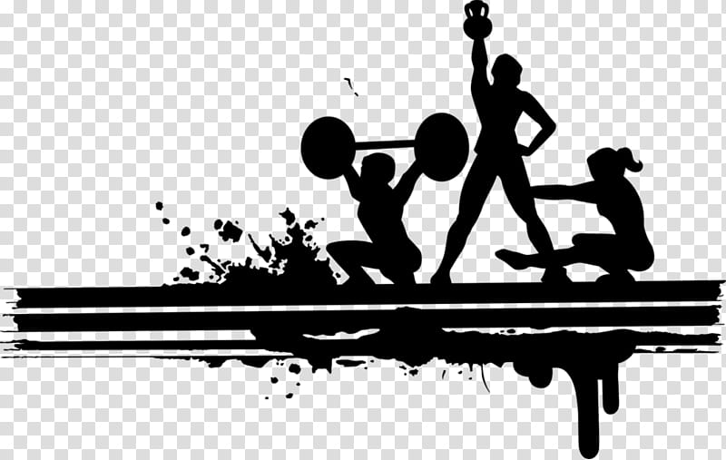 Sports Outline Clipart-gym trainer black white clipart