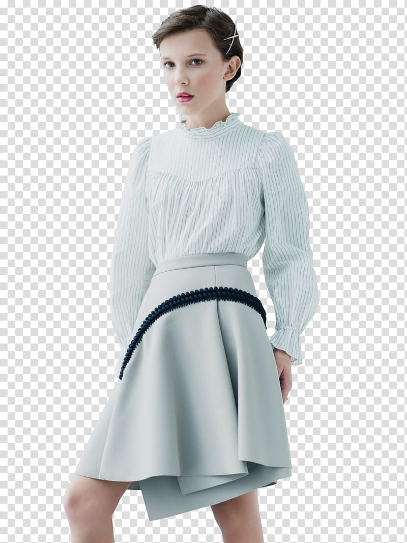 standing Millie Bobby Brown transparent background PNG clipart