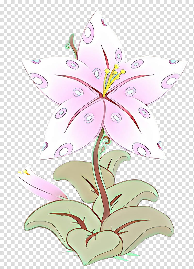 flower plant pink lily petal, Leaf, Stargazer Lily, Pedicel transparent background PNG clipart