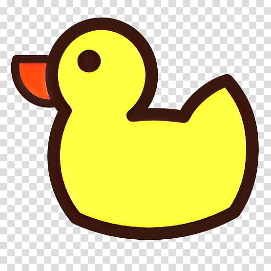 yellow bird cartoon beak, Rubber Ducky, Ducks Geese And Swans, Water Bird transparent background PNG clipart