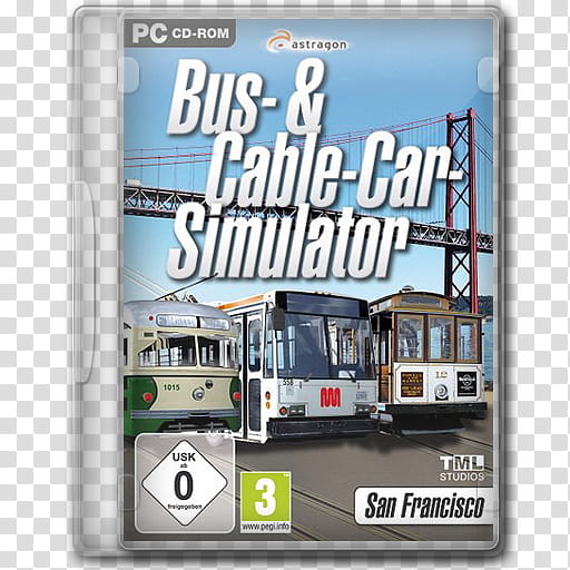 Game Icons , Bus & Cable Car Simulator San Francisco transparent background PNG clipart